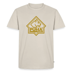 Men’s Premium T-Shirt PUMA Heritage Logo Front - beige