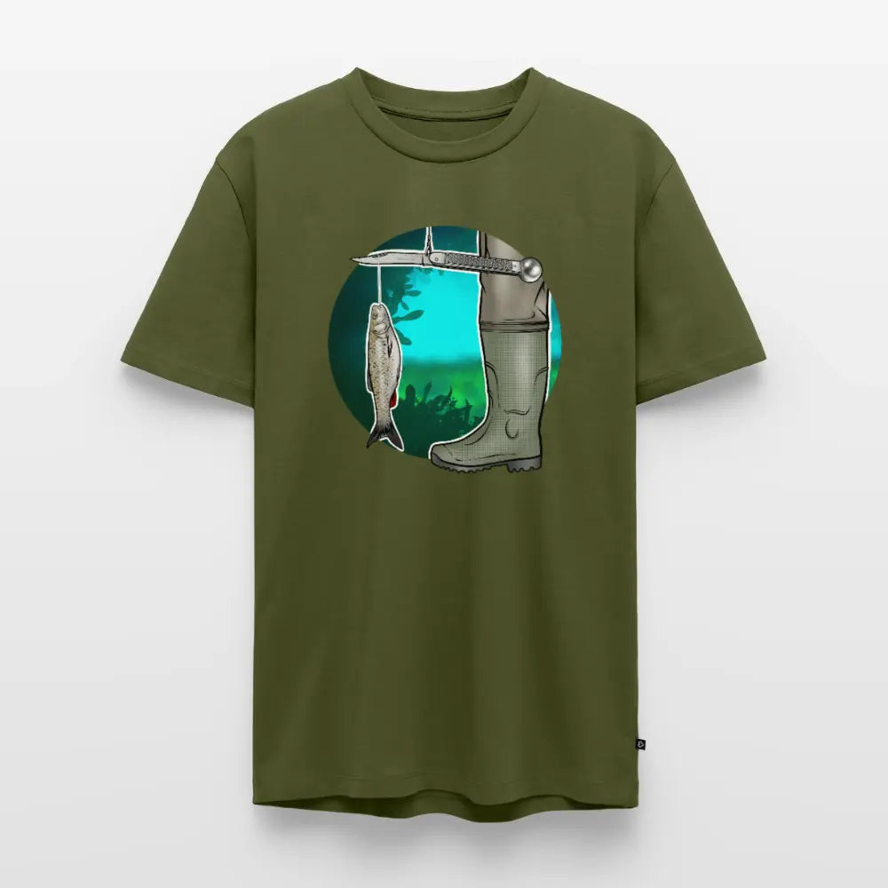 PUMA Herren Premium T-Shirt „Waagemesser – Petri Heil