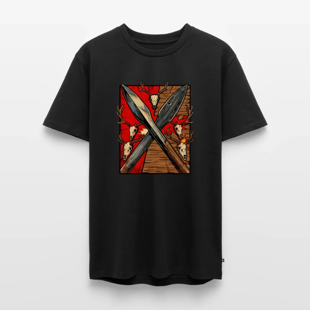 Men’s Premium T-Shirt Saufeder - black