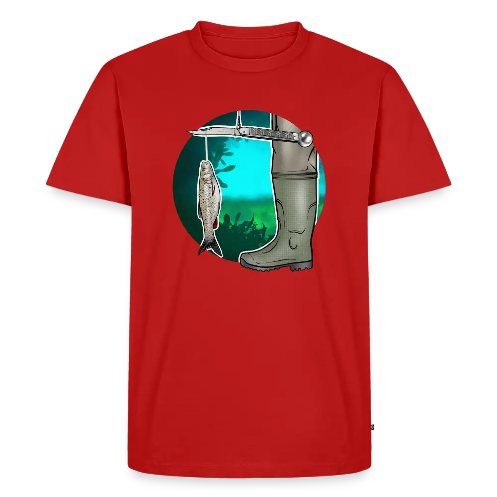 PUMA Herren Premium T-Shirt „Waagemesser – Petri Heil