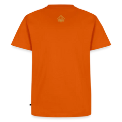 PUMA Herren Premium T-Shirt „Lauernder Puma" - orange 