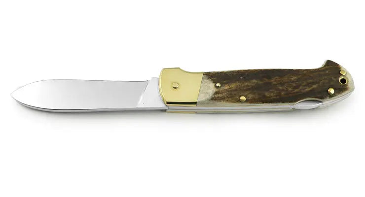 PUMA JATA 240 M mit Säge Detailansicht Säge und Klinge, multifunktionales Jagdtaschenmesser