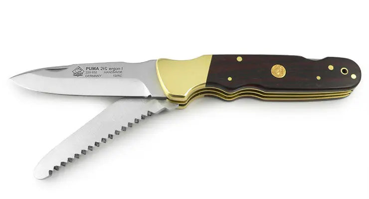 PUMA 2+2 ergon I mit Säge, cocobolo (Auslaufmodell)