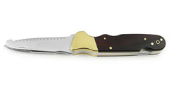 PUMA 2+2 Ergon I mit Säge Cocobolo Detailansicht Säge und Cocobolo-Griff, seltenes Modell