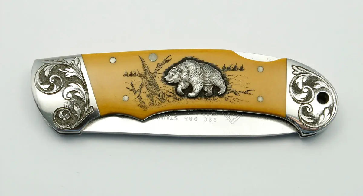 (Raritäten) Custom, American Wildlife 1st edition, SN 62/300, Garantiekarte, Silber-Einlage, 1989