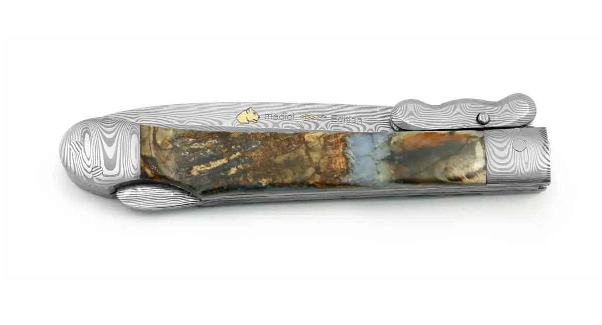 PUMA medici PM-edition, limitiert auf 50 Stück, Goldätzung, DAMASTEEL® DS93X™