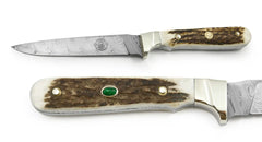 PUMA Jubiläumsmesser 250, mit Gold eingelegten Smaragd, limitiert auf 7 Stück