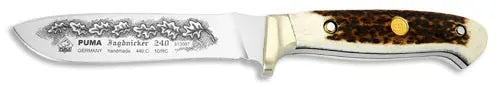 PUMA jagdnicker 240 schwarz-verchromter Ätzung