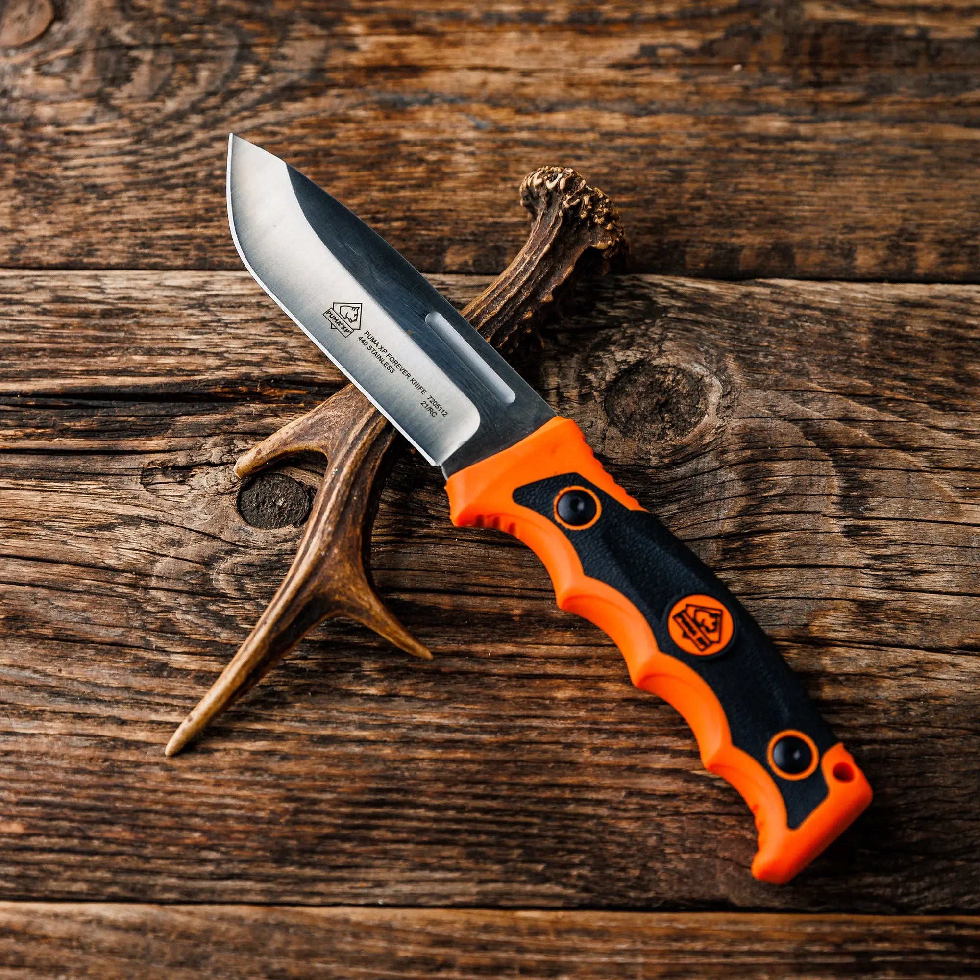 Hunting knife, outdoor knife, PUMA XP forever, orange – PUMA GmbH
