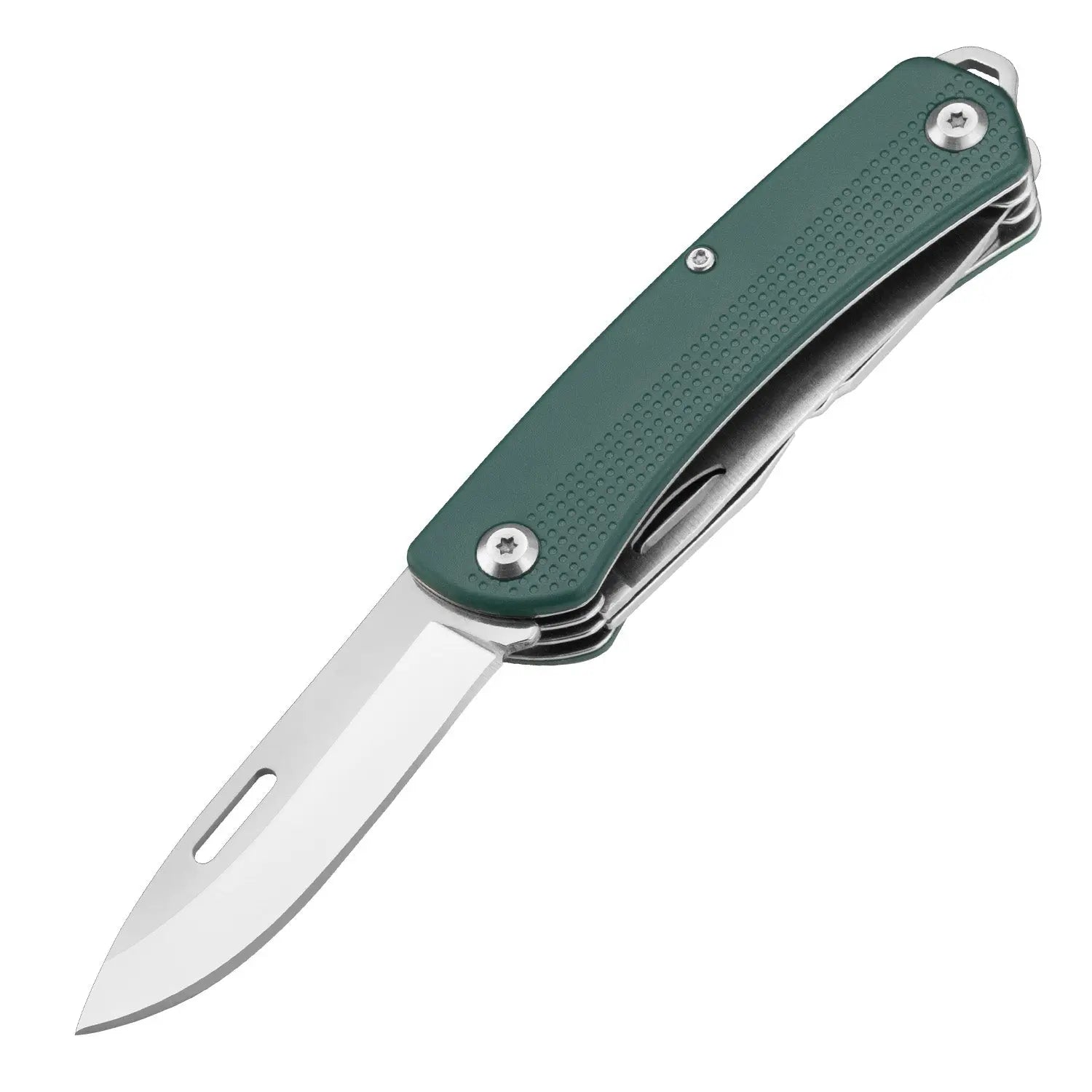 PUMA TEC アルミニウムハンドル ポケットナイフ ( #5480 ) PUMA TEC pocket tool, green – PUMA GmbH IP Solingen