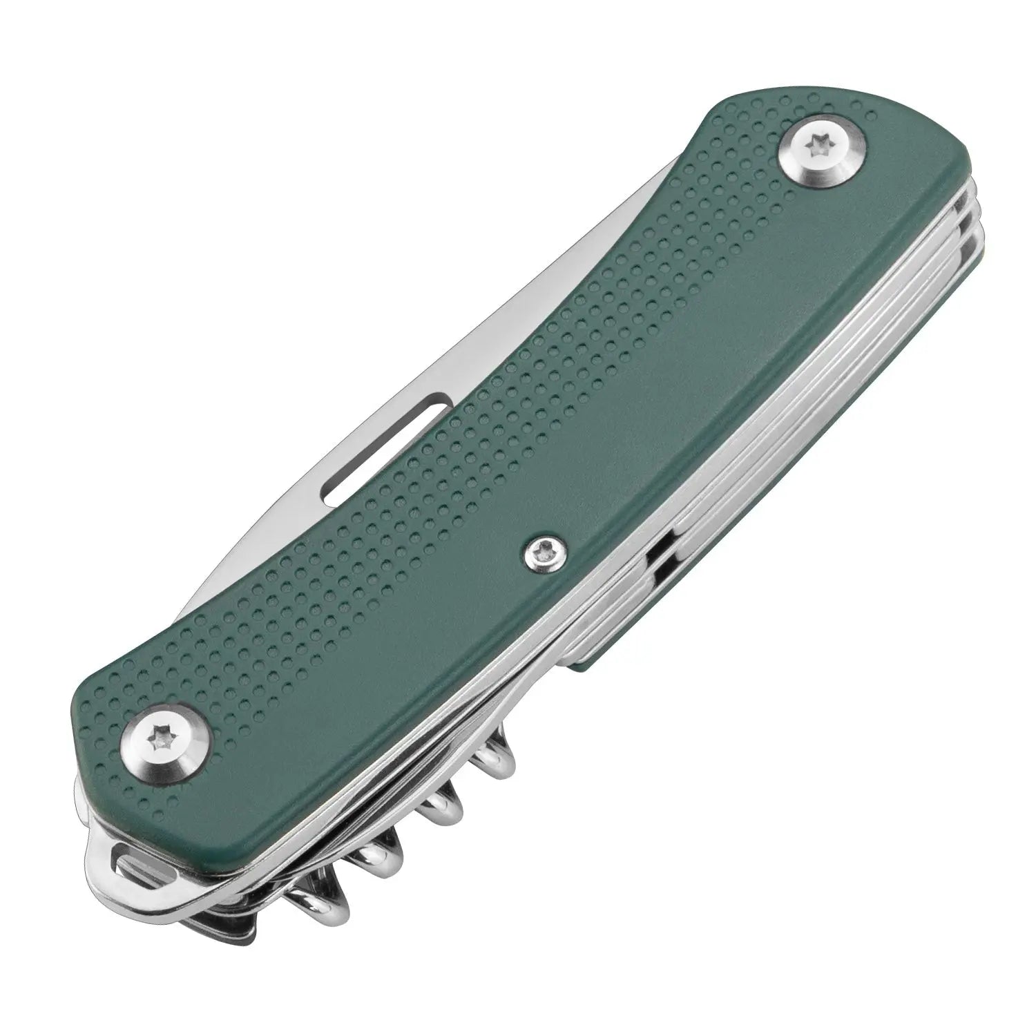 PUMA TEC アルミニウムハンドル ポケットナイフ ( #5480 ) PUMA TEC pocket tool, green – PUMA GmbH IP Solingen