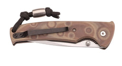 PUMA TEC Einhandmesser mehrfarbiges G10 geschlossen, buntes EDC-Messer