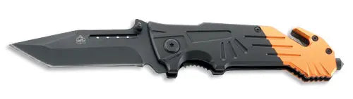 PUMA TEC Einhand-Rettungsmesser (Liner Lock Glasbrecher)