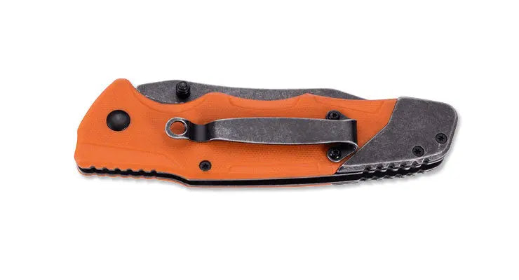 PUMA TEC Einhandmesser orange NML geschlossen, orange Griffschalen