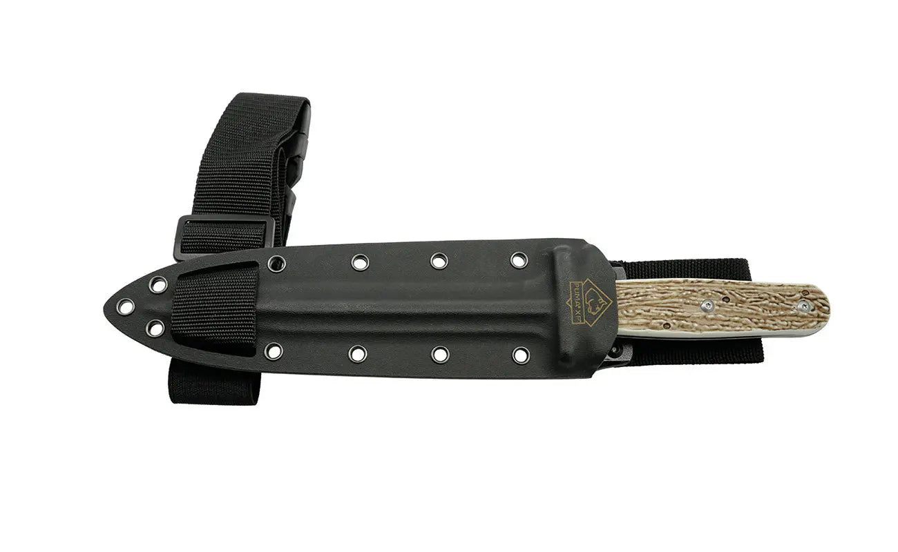 PUMA XP pig sticker 13, Abfangmesser, POM Commando Stag