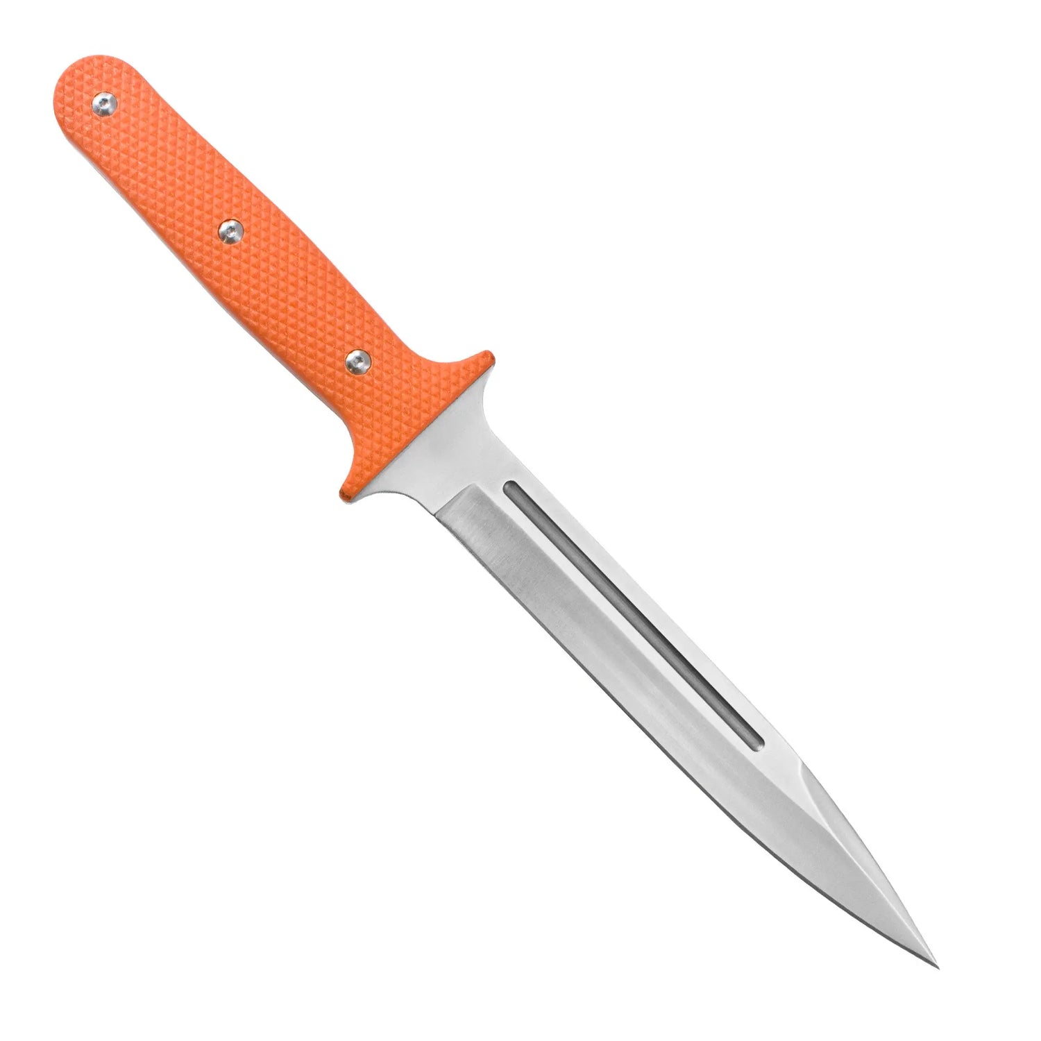 PUMA XP pig sticker 13, Abfangmesser, Orange G10 mit Fischhaut, Kydex Scheide