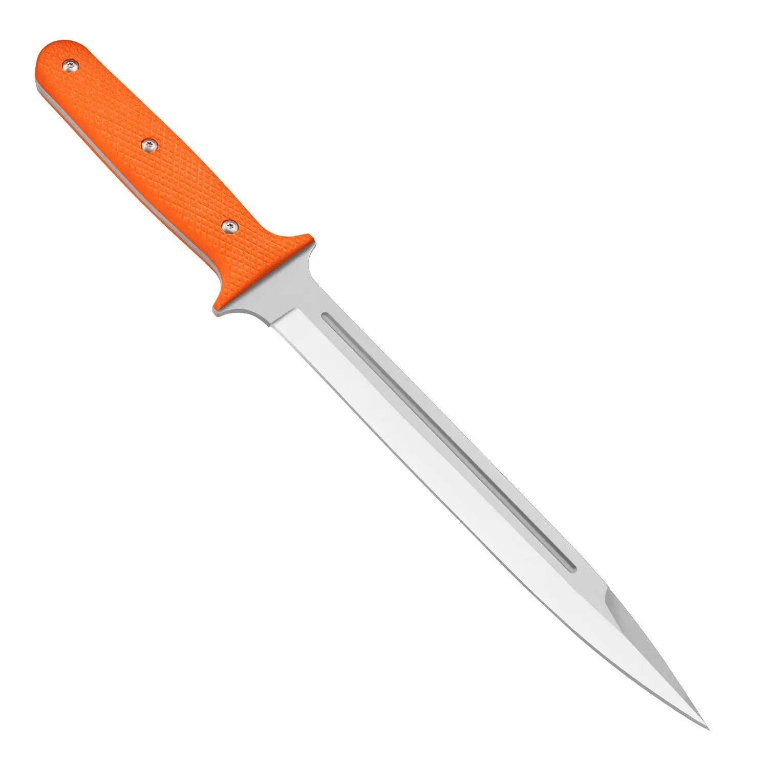 PUMA XP pig sticker 15, Abfangmesser, Orange G10 mit Fischhaut, Kydex Scheide