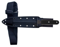 PUMA XP pig sticker 15, Abfangmesser, Pakkaholz schwarz mit Fischhaut, Kydex Scheide