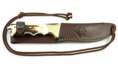 PUMA IP Amarillo Stag mit Scheide, Auslaufmodell hochwertiges Jagdmesser