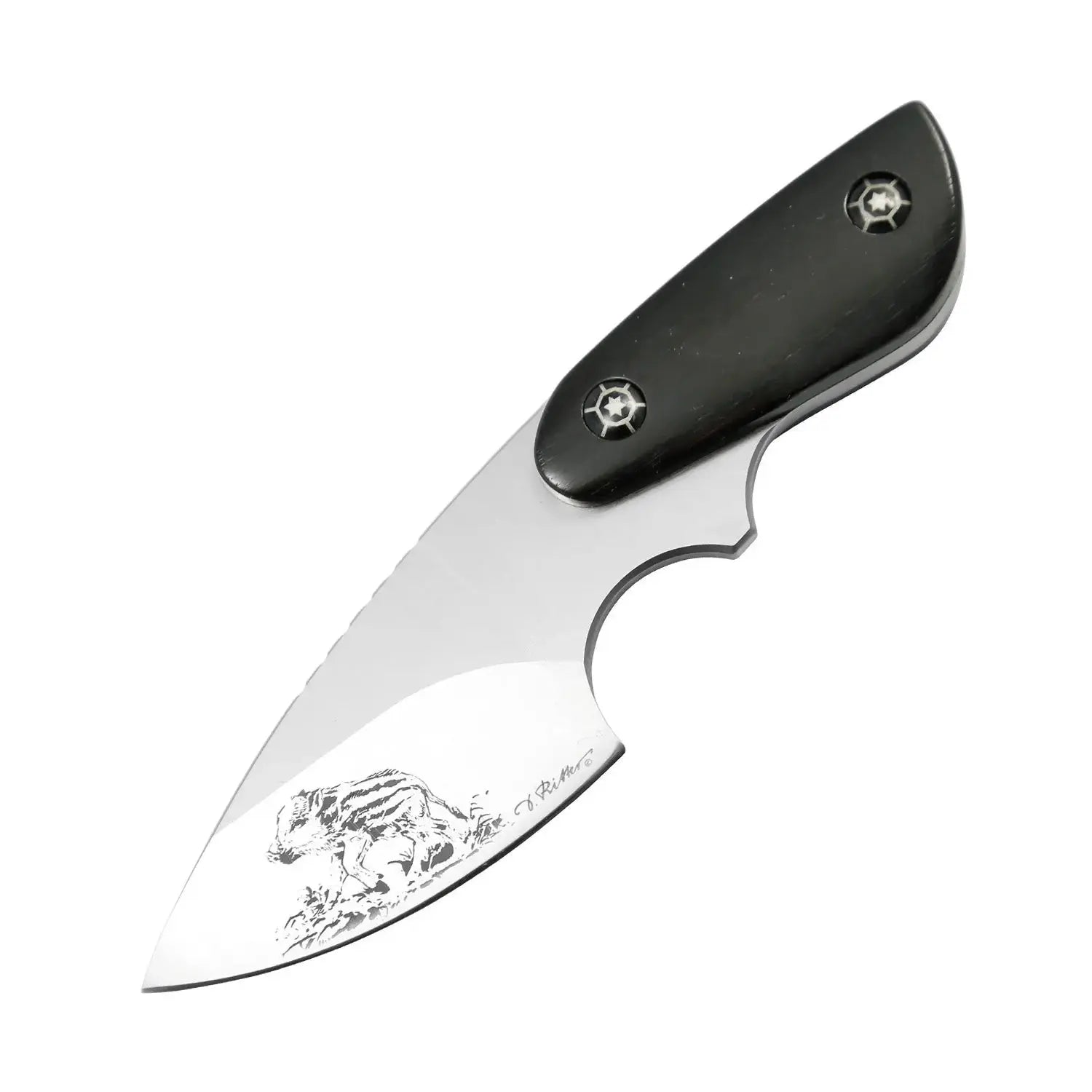 PUMA IP wild boar frischling, ebony, neck knife