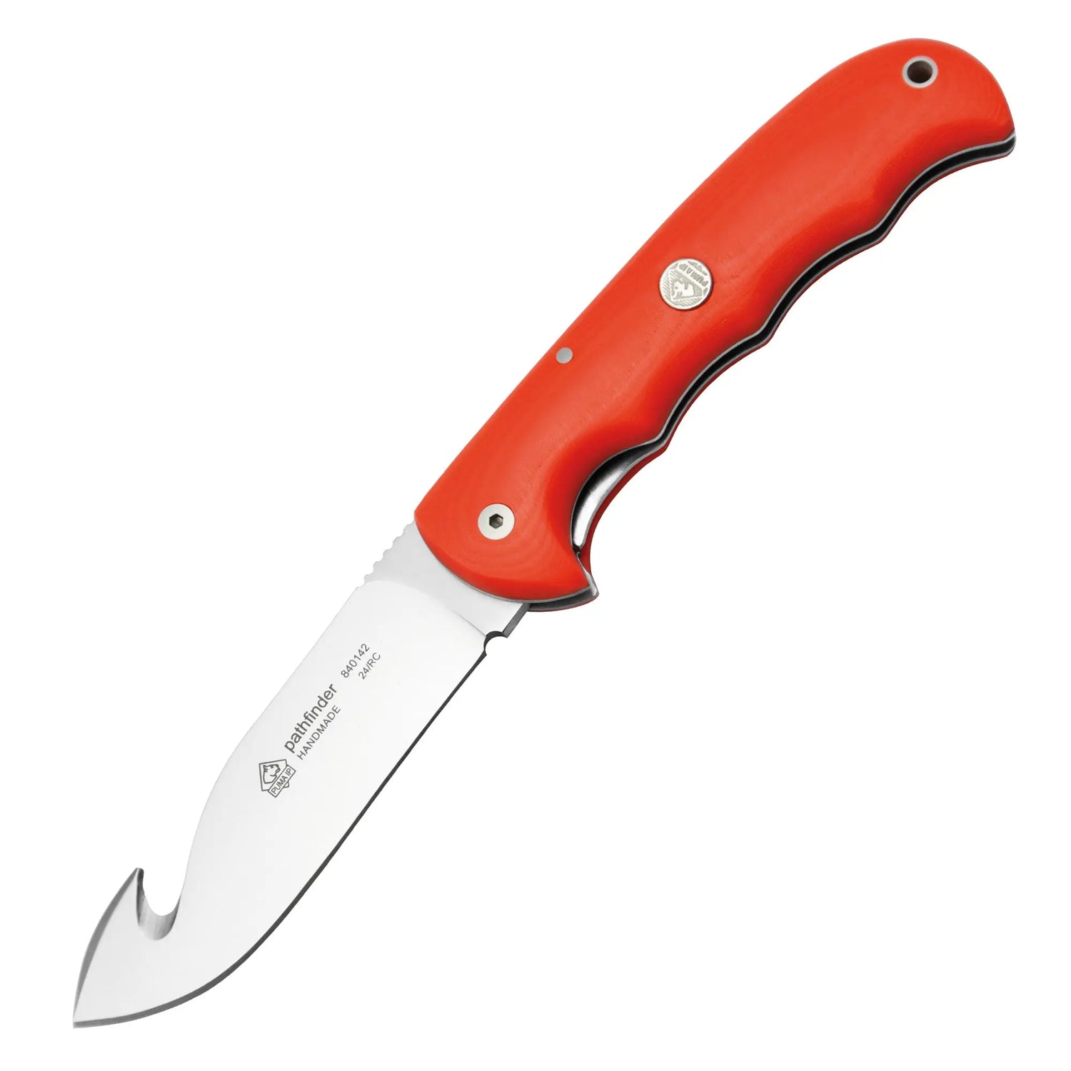 PUMA IP pathfinder mit Guthook, orangefarbenes Micarta - PUMA GmbH IP Solingen