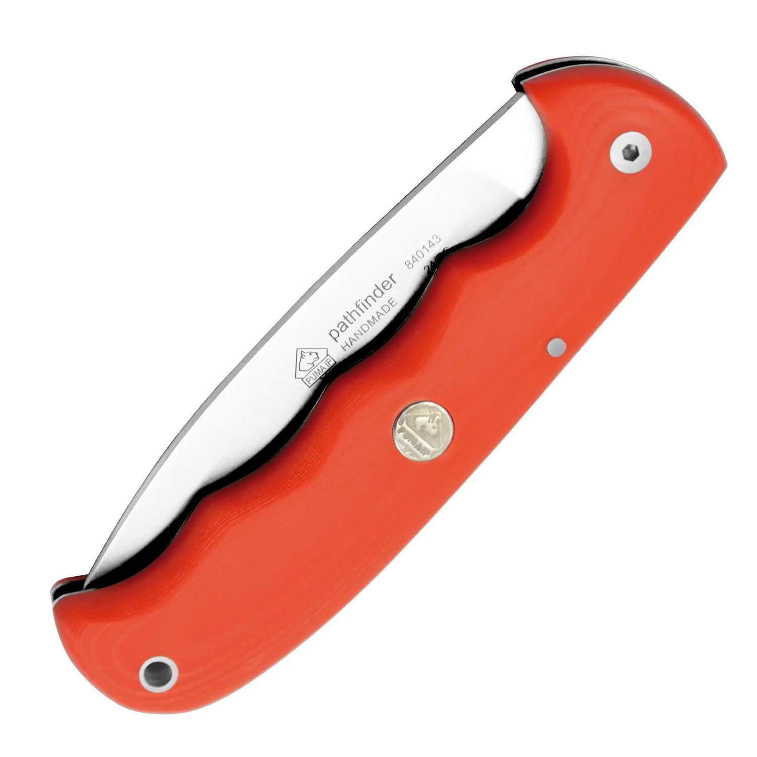 PUMA IP pathfinder, orangefarbenes Micarta - PUMA GmbH IP Solingen