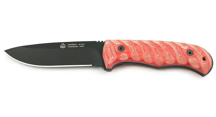 PUMA IP Pantera Micarta Frontansicht, feststehend mit Micarta-Griff PUMA IP