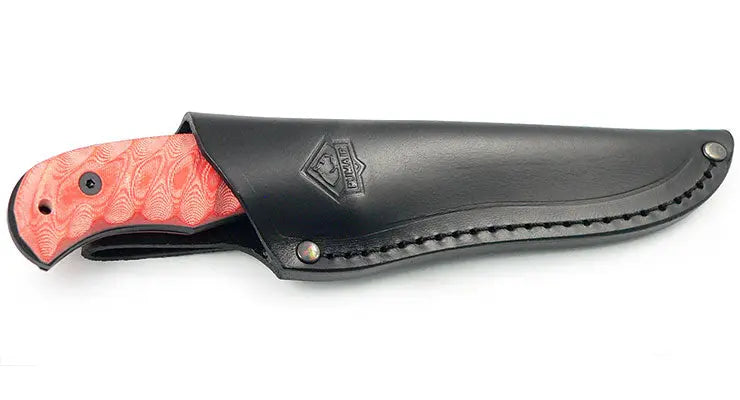 PUMA IP Pantera Micarta mit Scheide, Jagdmesser mit Micarta-Griffschalen