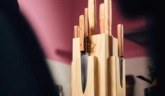 PUMA Küchenblock mit 8 Küchenmessern