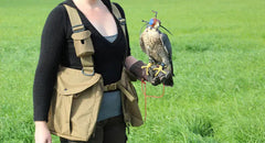 Mikesfalconry Falknerweste beige, Gr. S