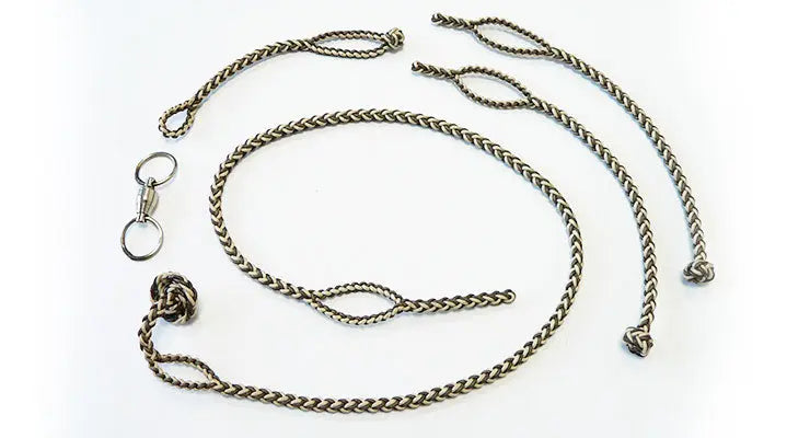 Knotenloses Dacron Geschühriemen Set Gr. S