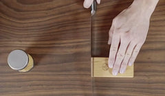 HORL Rollschleifer Eiche & Magnetschleiflehre (RSE-SET)