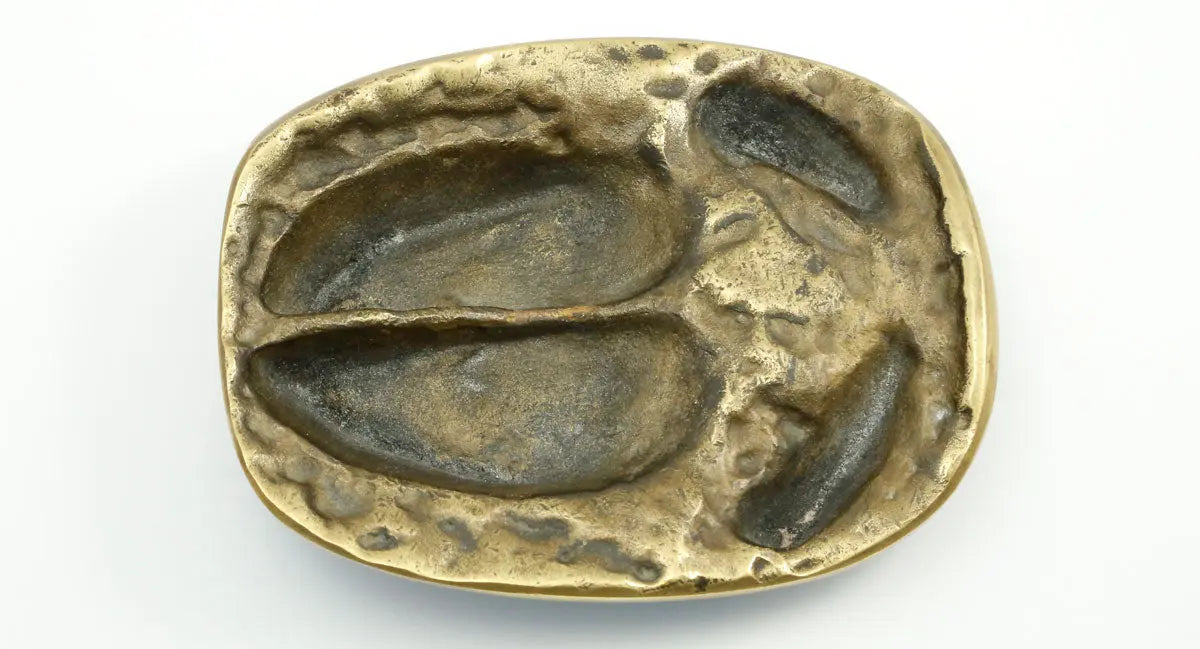 PUMA Aschenbecher Keiler Trittsiegel nach Oberforstmeister FREVERT, Bronze