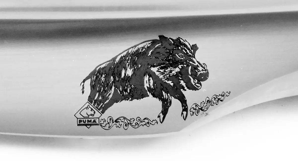 PUMA Saufeder-Spitze mit Gravur, limitiert auf weltweit 50 Stück