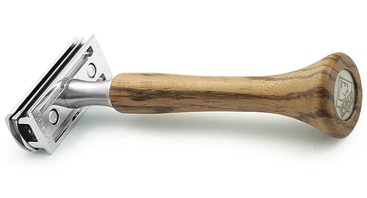 PUMA Rasierhobel 4Shave mit Zebrano-Edelholzgriff