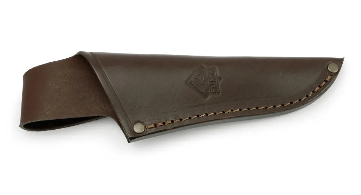 PUMA Lederscheide für saubart Hirschhorn, braun
