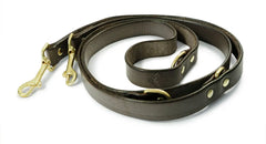 PUMA Leder- Hundehalsband + Leine