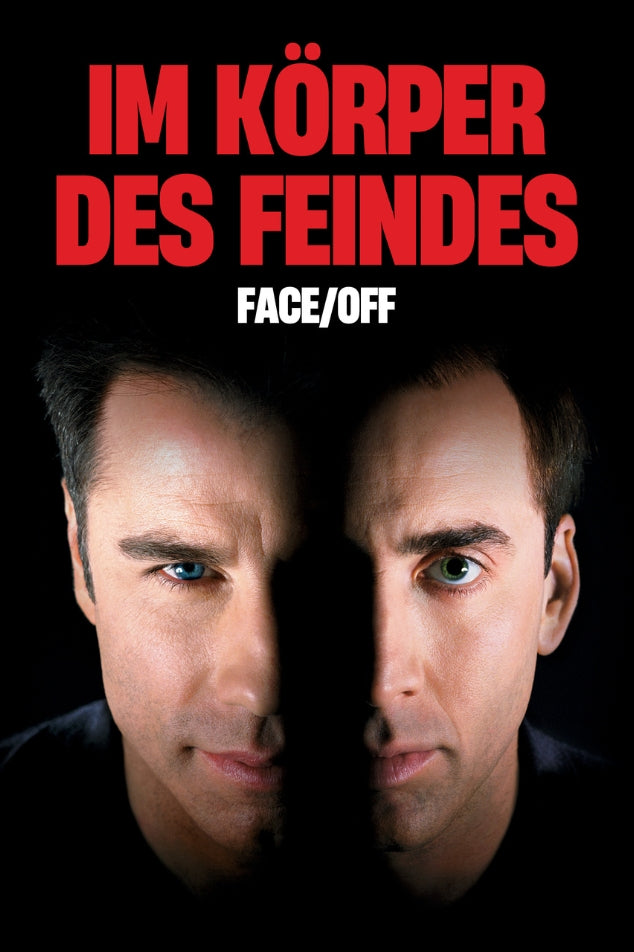 Film Cover zwei gesichter Nicolas Cage und John Travolta - Movie Face/OFF