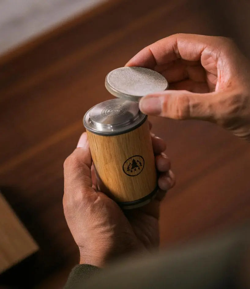 HORL3 Rollschleifer Eiche & Magnetschleiflehre