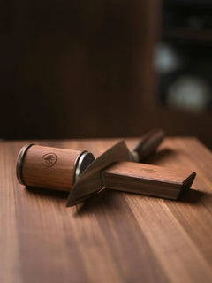 HORL3 Rollschleifer Nussbaum & Magnetschleiflehre