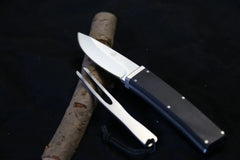 PUMA TEC Gürtelmesser mit Gabel, G10 schwarz