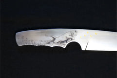 Jahresmesser 2024, Handgraviert & Goldeinlage