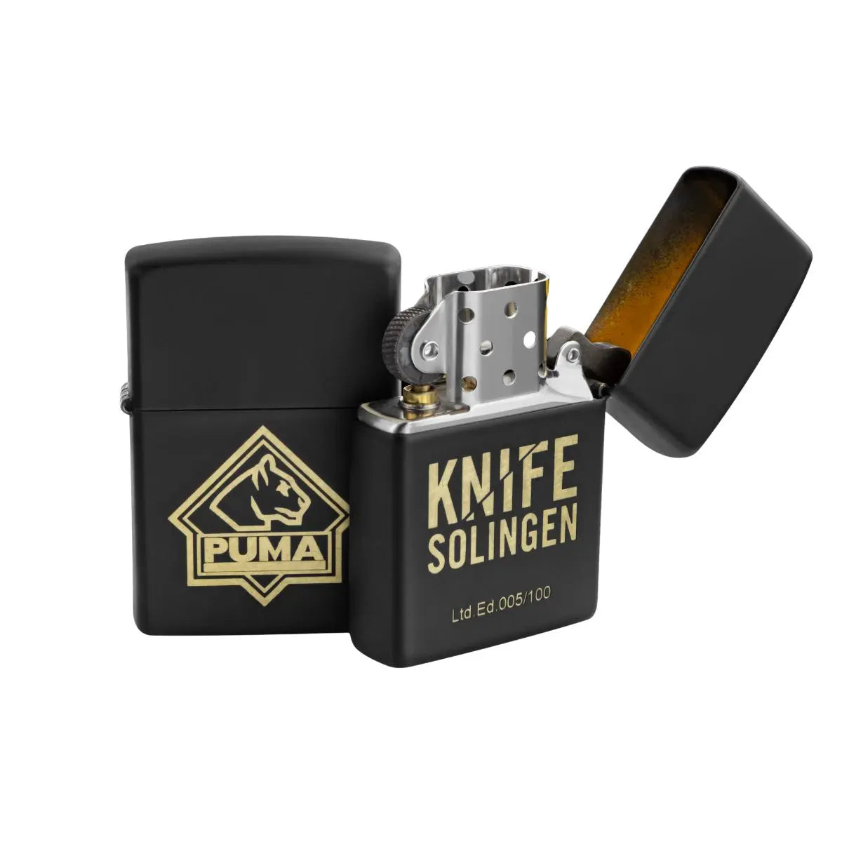 PUMA x KNIFE Solingen Zippo® Limited Edition 2026 PUMA GmbH IP Solingen