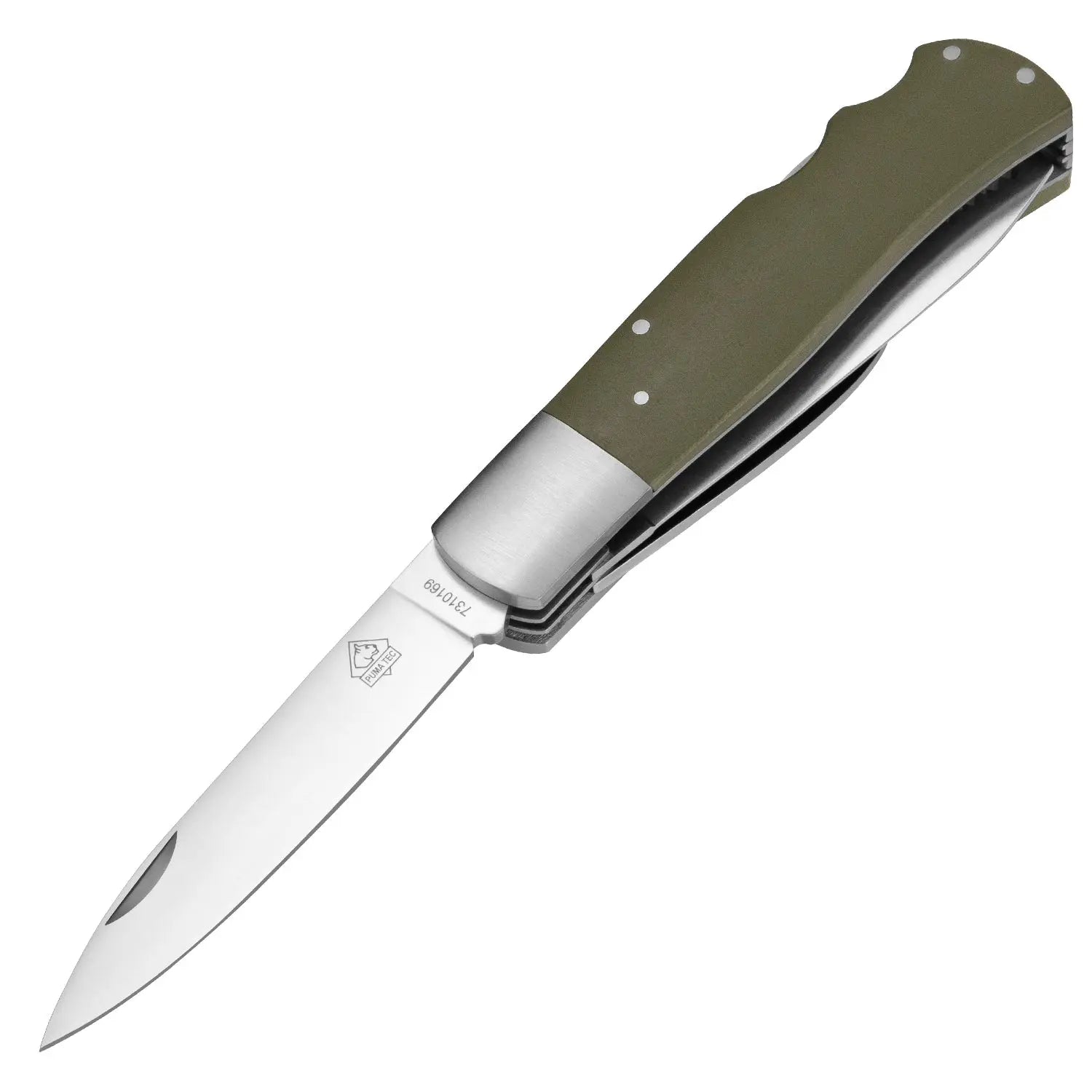 PUMA TEC Jagdtaschenmesser G10 green