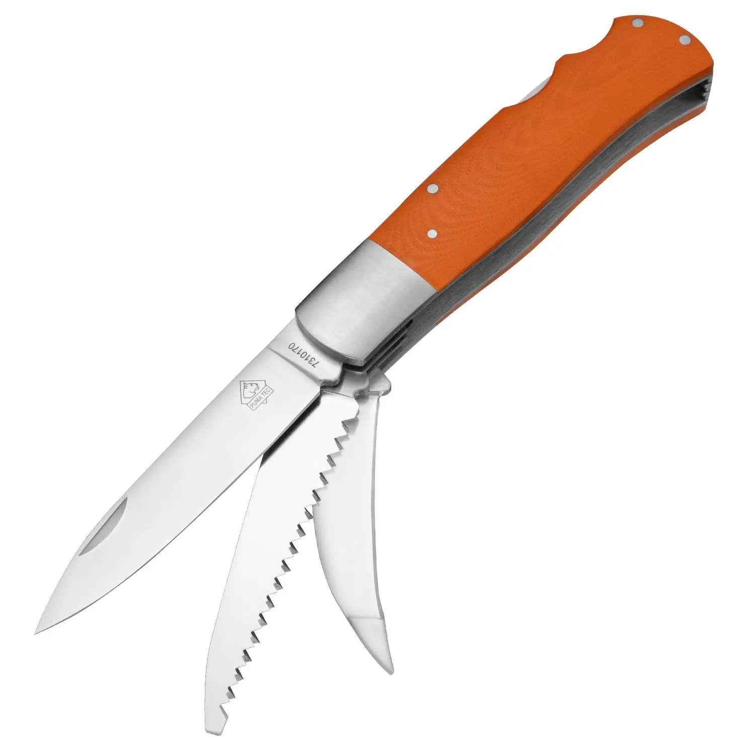PUMA TEC Jagdtaschenmesser G10 orange