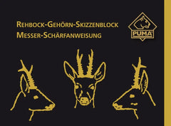 PUMA Rehbock-Gehörn-Skizzenblock
