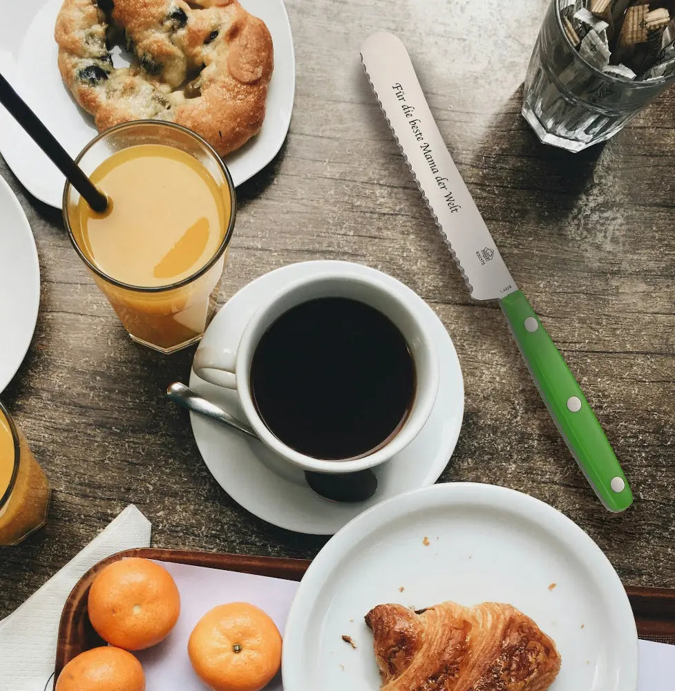 PUMA IP Buckelsmesser / Brötchenmesser hell grün