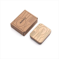 Outlery Reisebesteck-Set, Edelstahl, Taschenformat