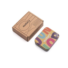 Outlery Kinderbesteck, Edelstahl, Taschenformat