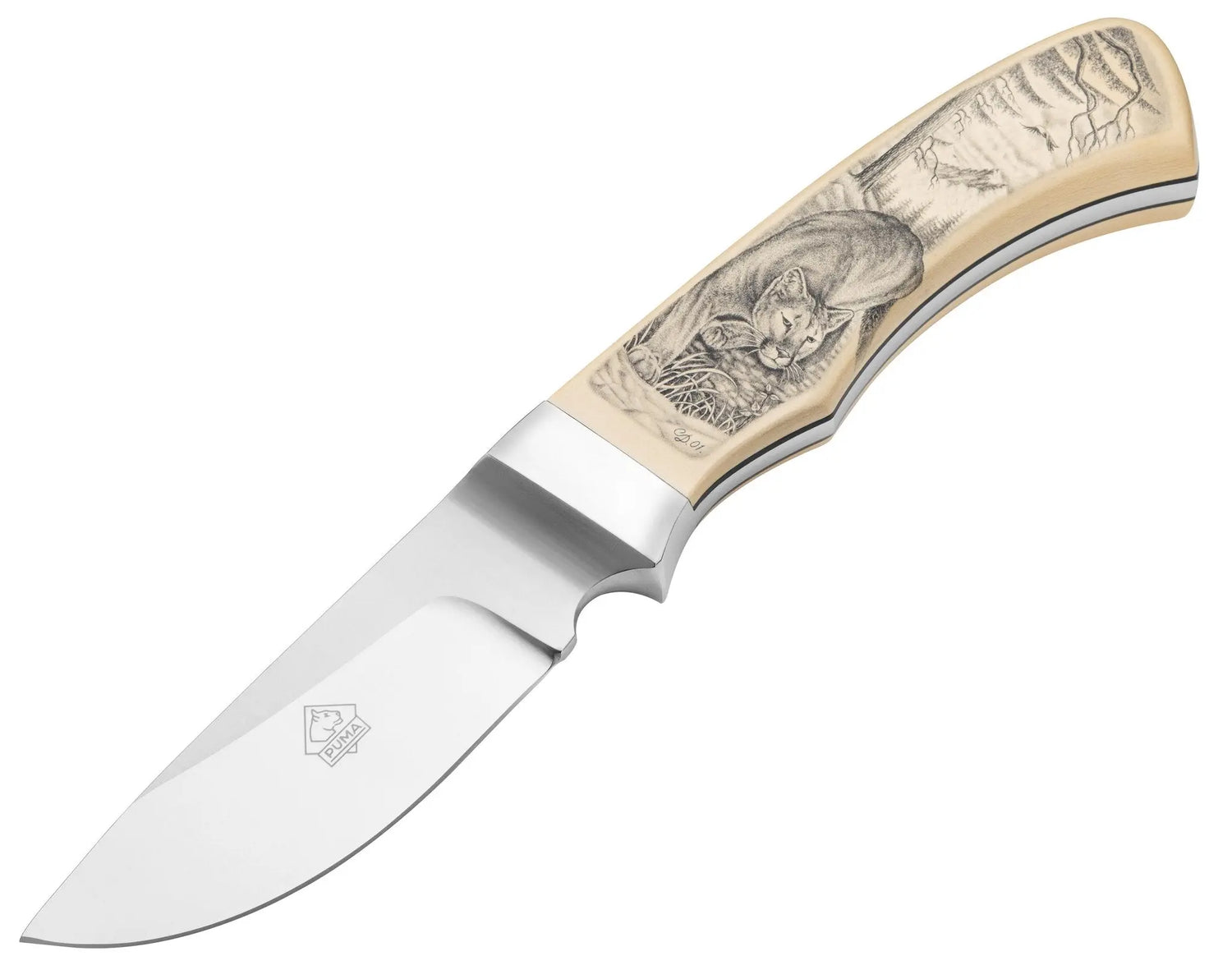 PUMA Skinmaster Mountain Hunter Limited Edition Scrimshaw Nr. 20/30 – Vorderseite